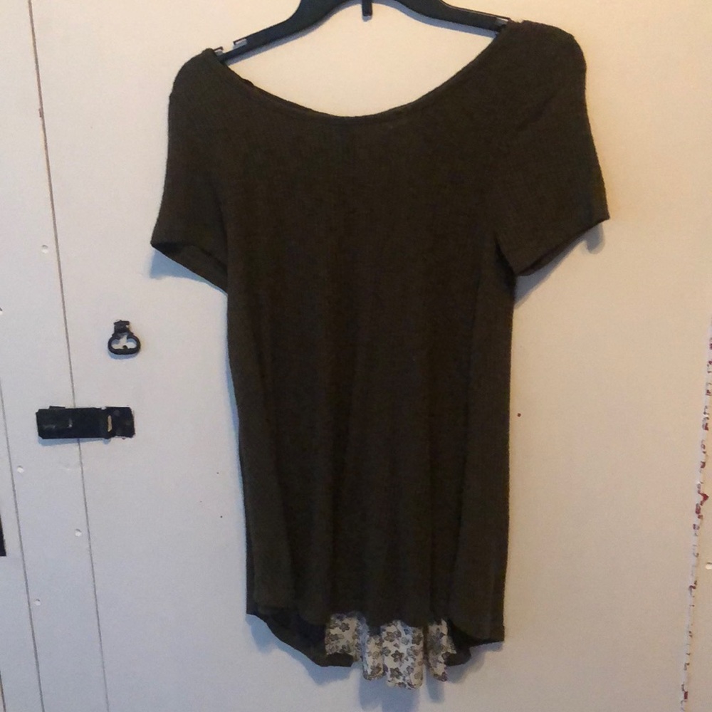Altar’d State Green short sleeve shirt